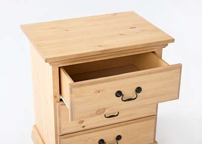Nightstand open drawer